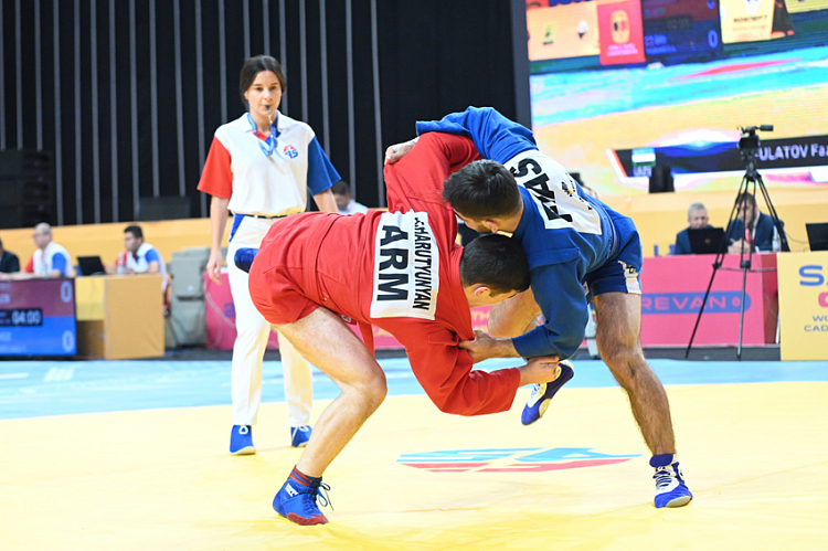Gorka Gracia compite en la Copa Presidente de Sambo en Erev&aacute;n (Yerevan)/Armenia